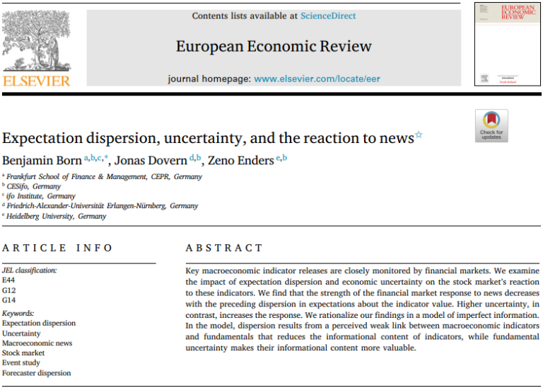 Neue Publikation in der European Economic Review